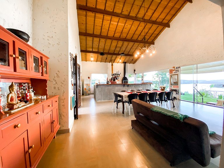 Vista de Cinema, 3 Suítes, Wifi, Cozinha Gourmet